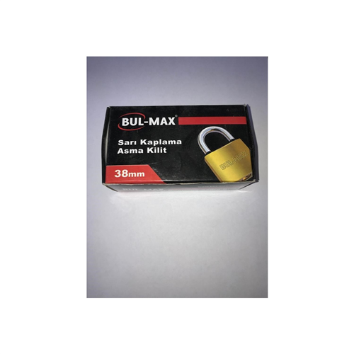 BULMAX ASMA KİLİT SARI 38 MM BMX443