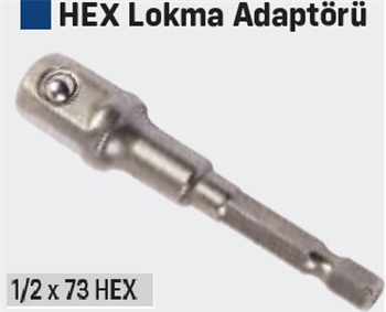 2565 GFB HEX LOKMA ADAPTÖRÜ 1/2 X 73 MM