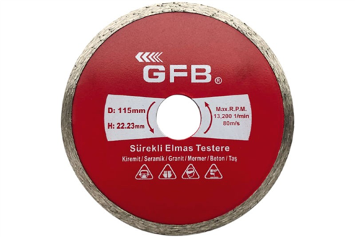 2381 GFB SÜREKLİ ELMAS MERMER GRANİT KESME 180 