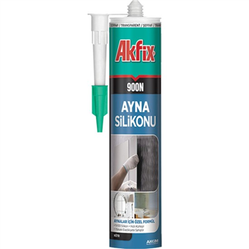 AKFİX AYNA SİLİKONU 280ML ŞEFAF 900N (24 ADET)